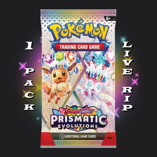 Prismatic Evolutions - 1 Pack Ripped Live