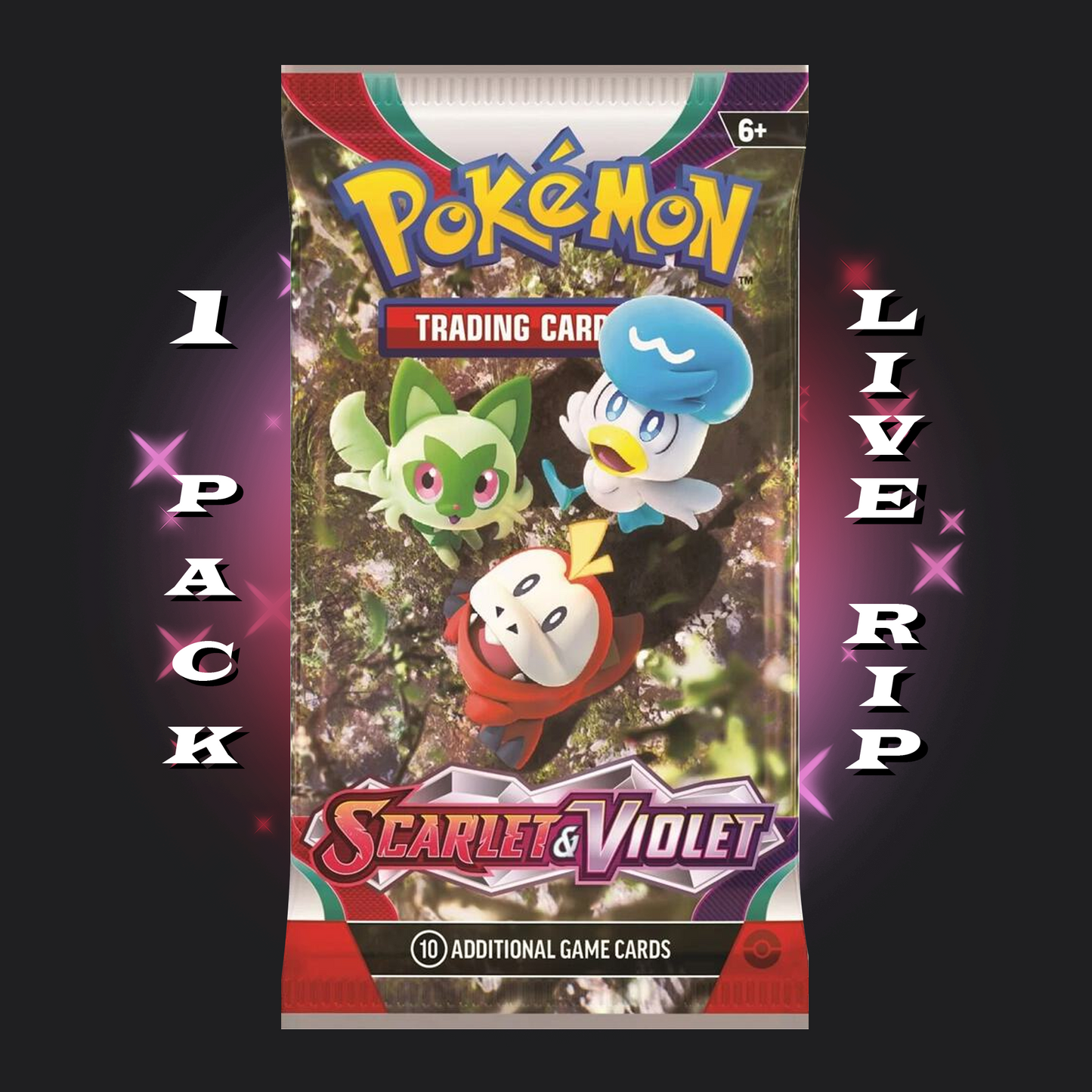 Scarlet & Violet Base - 1 Pack Ripped Live