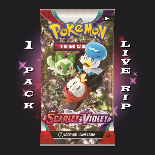 Scarlet & Violet Base - 1 Pack Ripped Live
