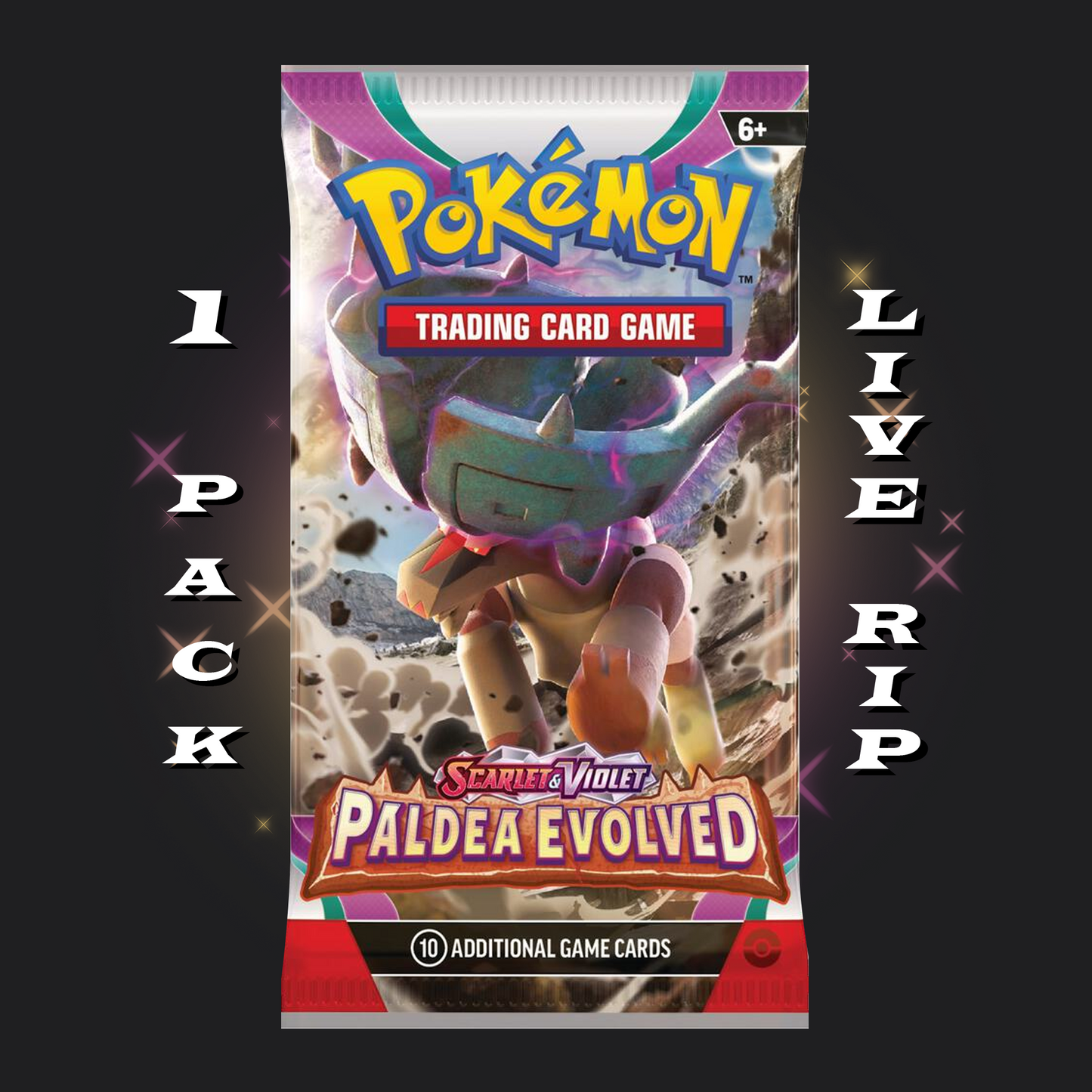 Paldea Evolved - 1 Pack Ripped Live
