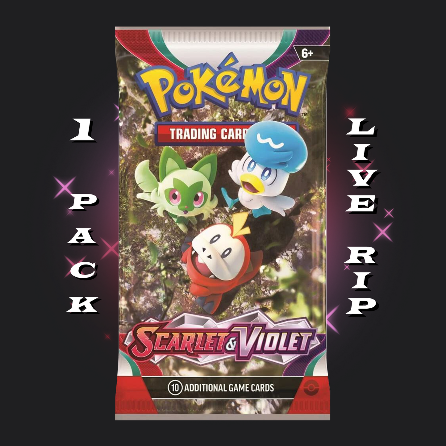Scarlet & Violet Base - 1 Pack Ripped Live