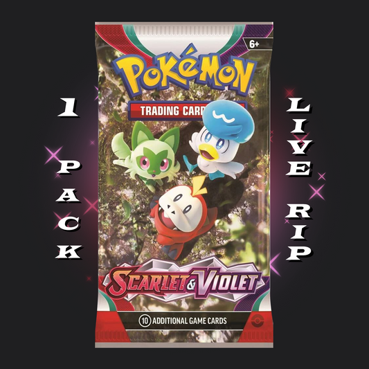 Scarlet & Violet Base - 1 Pack Ripped Live