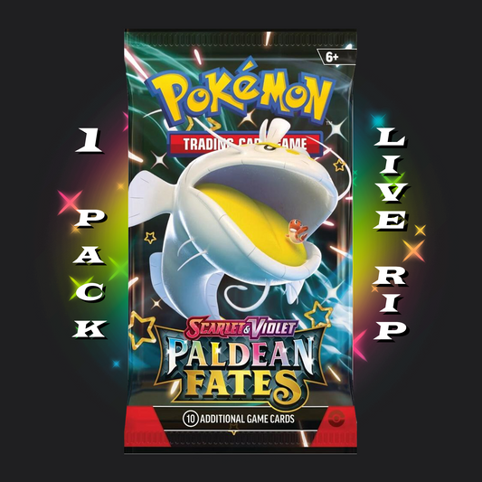 Paldean Fates - 1 Pack Ripped Live