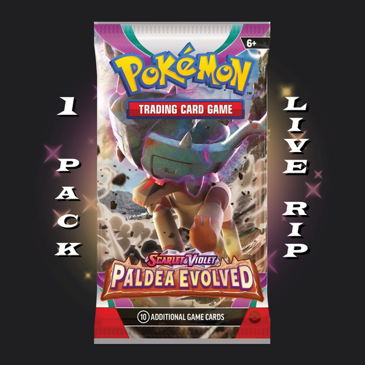 Paldea Evolved - 1 Pack Ripped Live