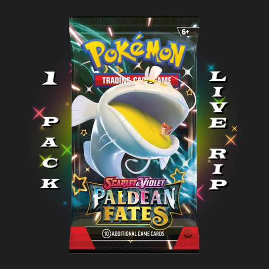 Paldean Fates - 1 Pack Ripped Live