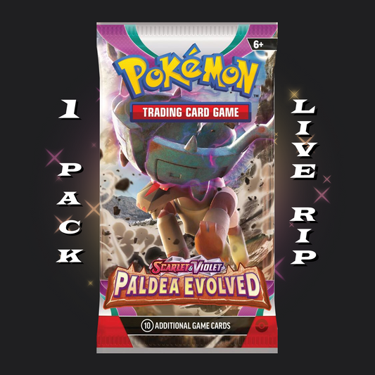 Paldea Evolved - 1 Pack Ripped Live