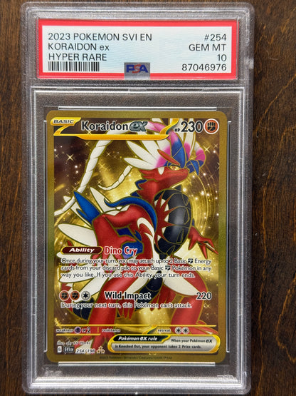ENG - Koraidon EX 254/198 - PSA 10 - Scarlet & Violet Base [2023]