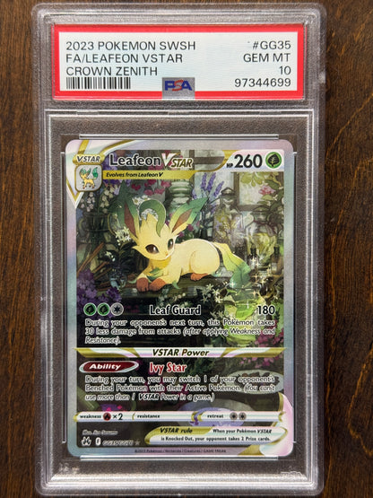 ENG - Leafeon VSTAR GG35/GG70 - PSA 10 - Crown Zenith [2023] (2)