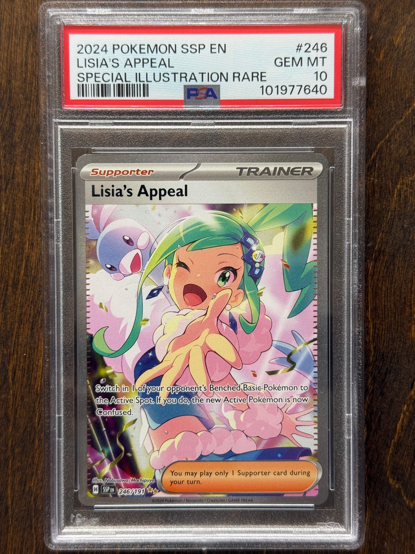 ENG - Lisia's Appeal 246/191 - PSA 10 - Surging Sparks [2024]