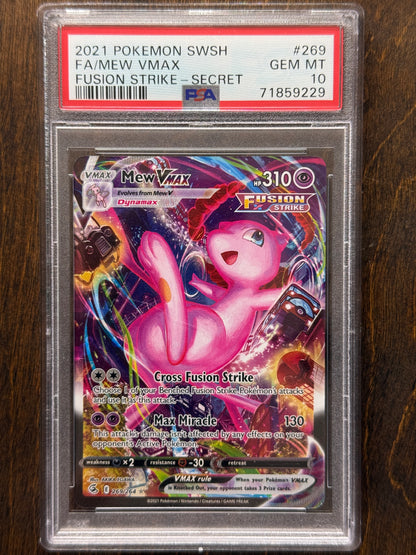 ENG - Mew VMAX 269/264 - PSA 10 - Fusion Strike [2021]