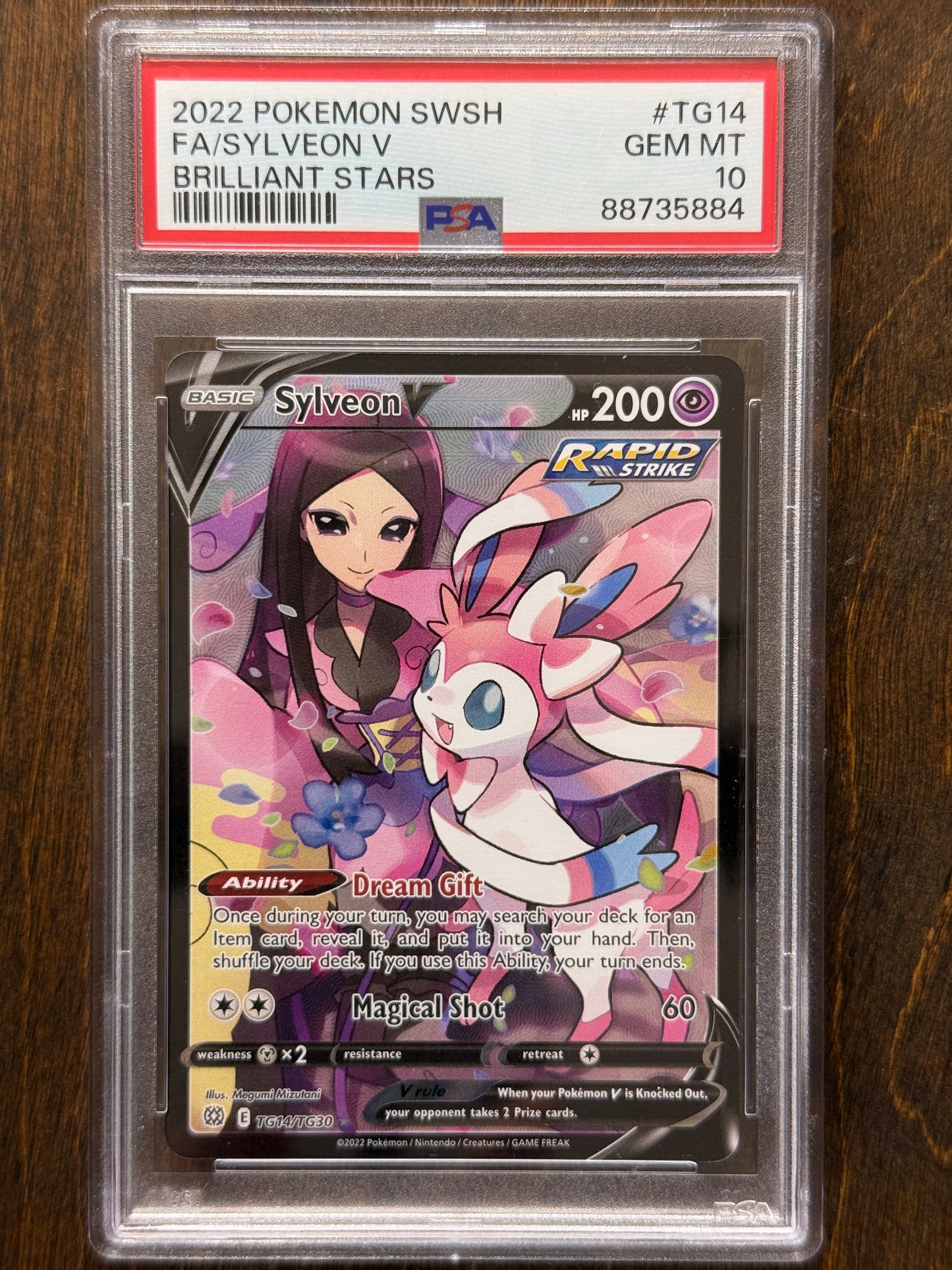 ENG - Sylveon V TG14/TG30 - PSA 10 - Brilliant Stars [2022]