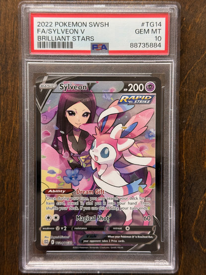 ENG - Sylveon V TG14/TG30 - PSA 10 - Brilliant Stars [2022]